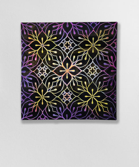 Vintage Damask Painting
