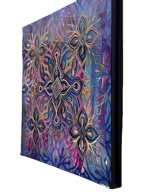 Divine Feminine 5 Celtic Cross and Ley Lines Painting