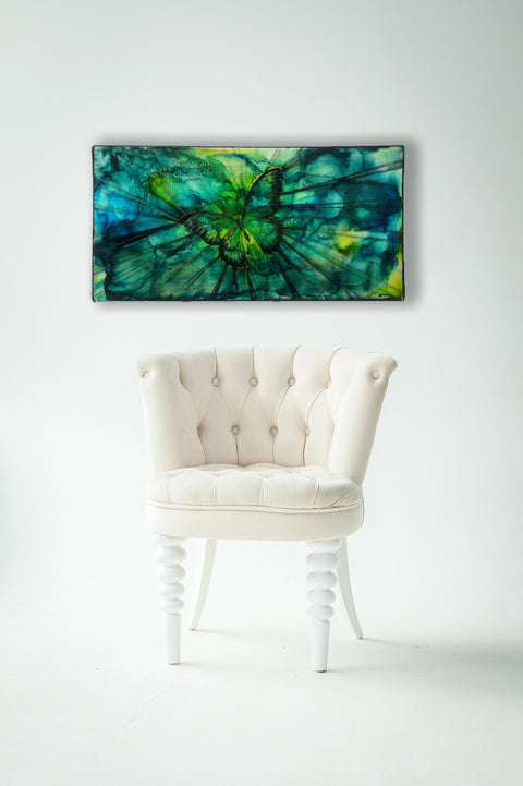 Glass Butterfly No 1 Painting