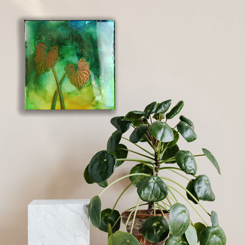 Monstera Fenestrations Painting