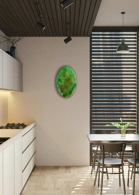 Monstera Tropical Garden Painting