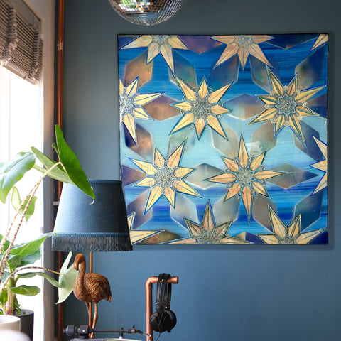Floating Star Light Painting