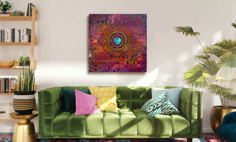 Art Deco Disco Ball Painting