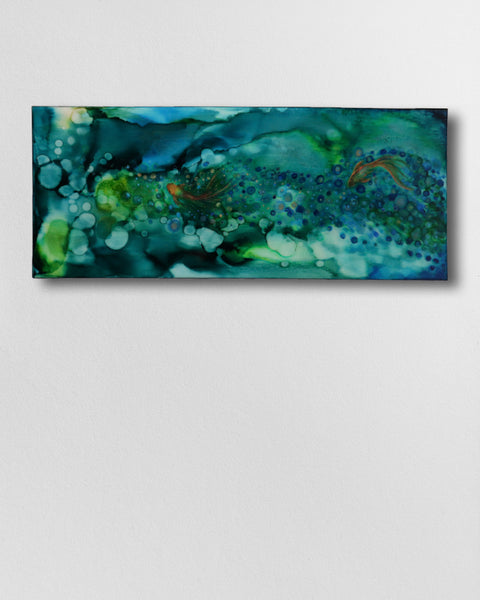 Two Gold Fish Painting