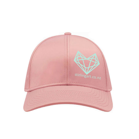 Stylish Pink Satin Baseball Cap