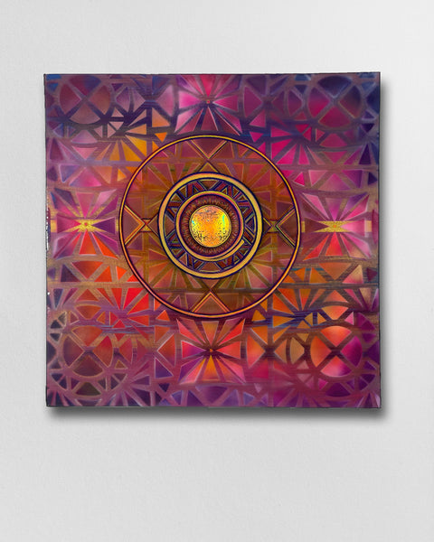 Art Deco Disco Ball Painting