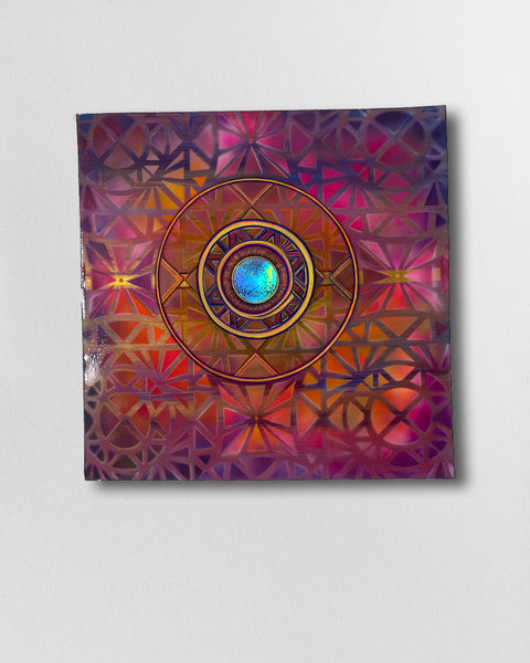 Art Deco Disco Ball Painting