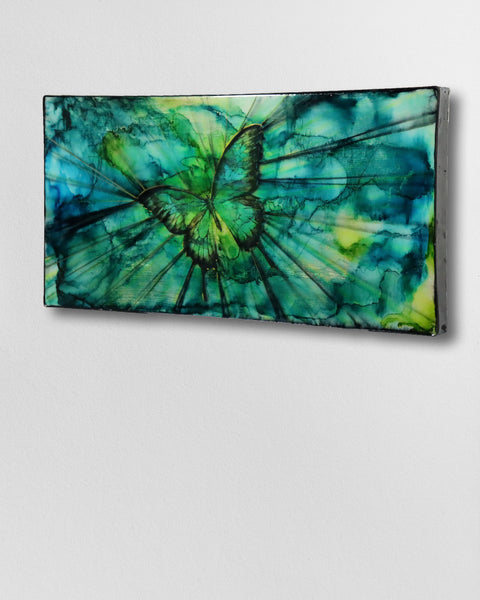 Glass Butterfly No 1 Painting