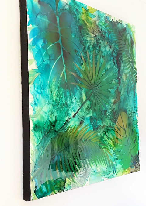 Botanical Rain Forest Stream | Buy NZ art online | Stirling Art.