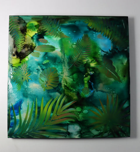 Floating Leaves Painting