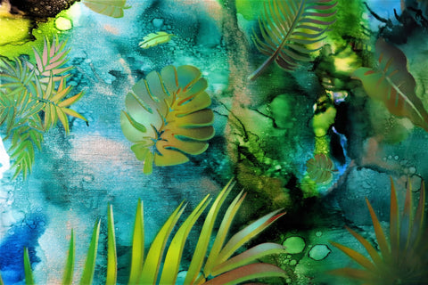 Floating Leaves Painting