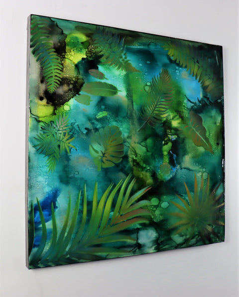 Floating Leaves Painting