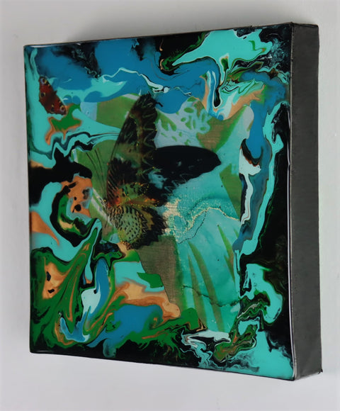 Trippy Monarch Butterfly No 1 Painting