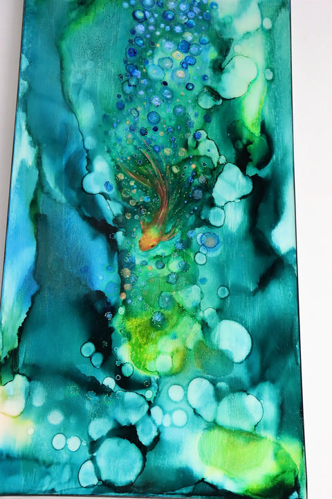 Two Gold Fish Painting