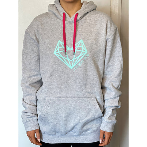 Marle Grey Hoody Sweatshirt Long Sleeve Top