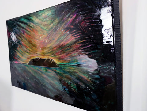 Matariki over Mana Island Painting
