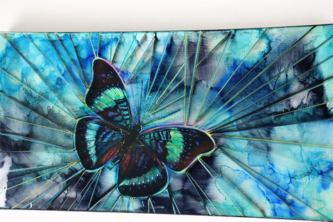 Glass Butterfly No 2 Painting