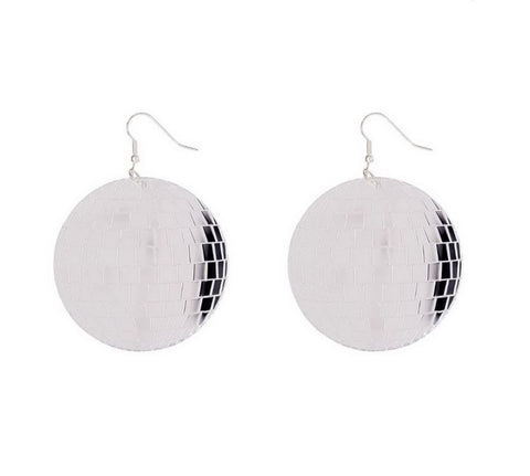 Mirror Disco Ball Earrings