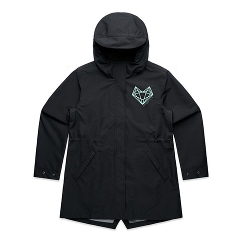Waterproof Black Dog Walkers Parka Jacket
