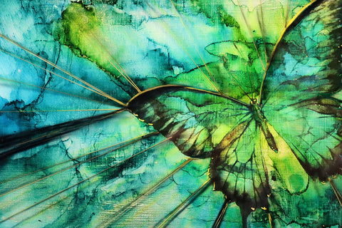 Glass Butterfly No 1 Painting