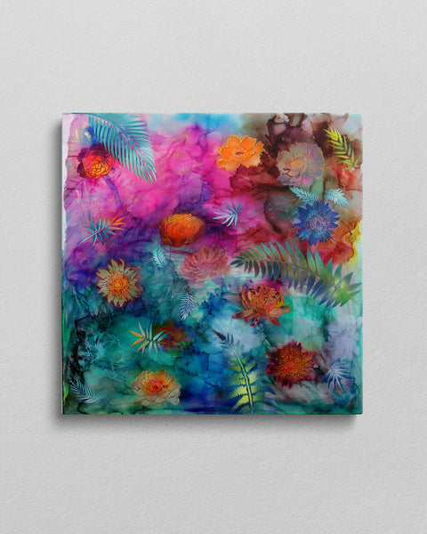 Floating Flowers | Buy NZ art online | Stirling Art.