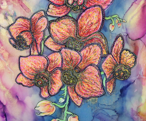 Ubiquitous Orchids Painting
