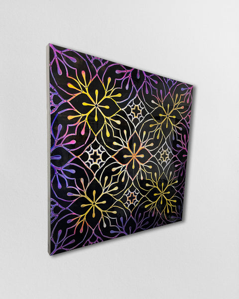 Vintage Damask Painting
