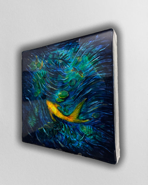 3D Underwater Gold Fish