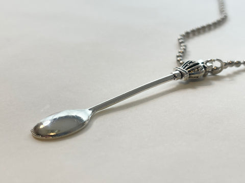 Mini spoon pendant necklace