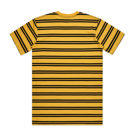 Yellow Black Striped 'NotaBee' Cotton Tee