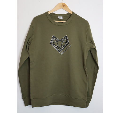 Army Green 100% Cotton Sweatshirt
