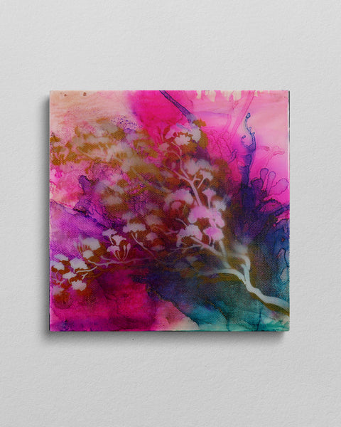 Metallic Pink Cherry Blossom | Buy NZ art online | Stirling Art.
