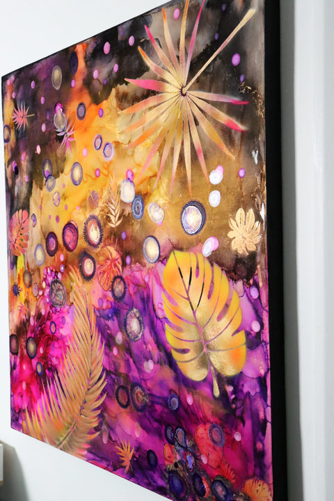 Hahei Sunset Forest Galaxy | Buy NZ art online | Stirling Art.