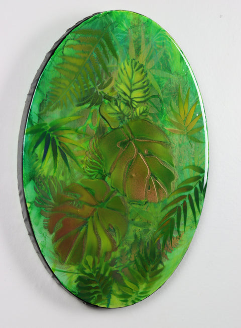 Monstera Tropical Garden | Buy NZ art online | Stirling Art.