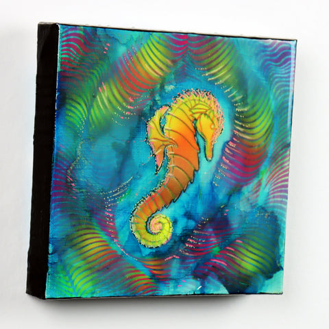 Trilly the Dancing Seahorse | Buy NZ art online | Stirling Art.