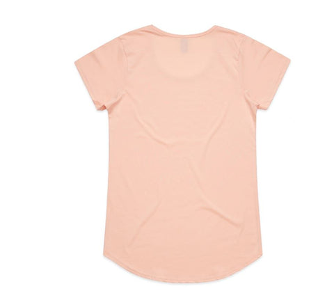 Peachy Pink 100% Cotton Long Tee Top