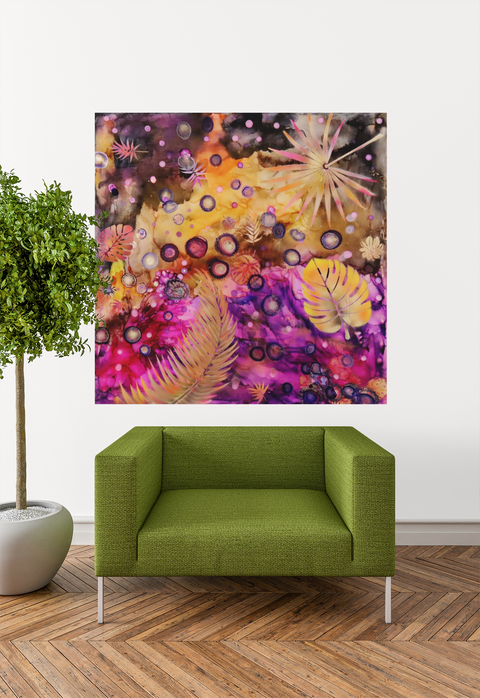 Hahei Sunset Forest Galaxy | Buy NZ art online | Stirling Art.