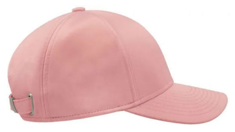 Stylish Pink Satin Baseball Cap